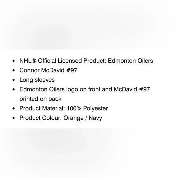 🆕Kids | Connor  McDavid Jersey - Picture 7 of 16